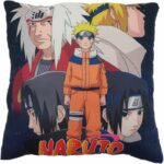 Comprar Cojín de doble cara - cuadrado - naruto - naruto y sus amigos - microfibra - 40 x 40 cm
