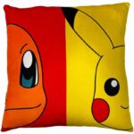 Comprar Cojín de doble cara - cuadrado - pokemon - starter - microfibra - 40 x 40 cm