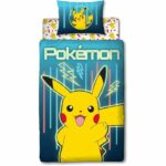 Comprar Conjunto de dormitorio - pokemon - pikachu - funda 140 x 200 cm + funda de almohada 63 x 63 cm + cojín 30 x 30 cm + antifaz para dormir