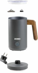 Comprar Espumador de leche - domo - do745mf - 500 w - 150 ml - base 360° - gris/madera