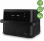 Comprar Freidora sin aceite hkoenig - fry960 - capacidad de 10 l convertible a 2 de 5 l - 8 programas de cocción - 2400 w