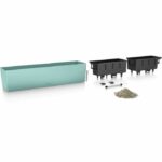 Comprar Jardinera - balconera color 80 - kit completo - verde pastel - 12 l - lechuza