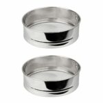 Comprar Juego de 2 coladores de cocina extrafinos de acero inoxidable - fackelmann - basic - 18 cm