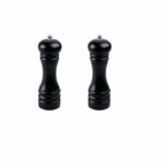 Comprar Juego de 2 molinillos de pimienta manuales - fackelmann profesional - 18 cm - negro