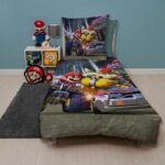 Comprar Juego de cama - mario bros - mario vs bowser - microfibra - 1 funda nórdica 140 x 200 cm + 1 funda de almohada 63 x 63 cm