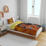 Comprar Juego de cama - naruto - naruto y kakashi - microfibra - 1 funda nórdica 140 x 200 cm + 1 funda de almohada 63 x 63 cm