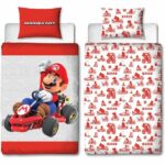 Comprar Juego de cama reversible - mario bros - mario - microfibra - 1 funda nórdica 140 x 200 cm + 1 funda de almohada 63 x 63 cm