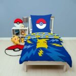 Comprar Juego de cama reversible - pokemon - pikachu iv - microfibra - 1 funda nórdica 140 x 200 cm + 1 funda de almohada 63 x 63 cm
