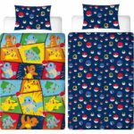 Comprar Juego de cama reversible - pokemon - starter y poké-ball - microfibra - 1 funda nórdica 140 x 200 cm + 1 funda de almohada 63 x 63 cm