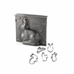 Comprar Juego de moldes de conejito de pascua 3d y 5 cortadores de galletas de conejito - zenker