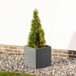 Comprar Maceta - strata - l - cuadrada - pizarra - 38 cm cuadrados x 39 cm de alto - color grafito