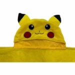 Comprar Manta con capucha 3d - pokemon - pikachu - 120 x 150 cm - ultra suave - diseño colorido