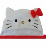 Comprar Manta polar con capucha 3d - hello kitty - roja - 120 x 150 cm