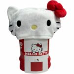 Comprar Manta polar con capucha 3d - hello kitty - roja - 120 x 150 cm