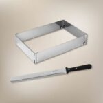 Comprar Marco rectangular ajustable para tartas y cuchillo de repostería - zenker - smart pastry - 30 cm