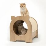 Comprar Muebles de diseño vesper minou - 36 x 36.5 x 40.5 cm - marrón claro - para gatos