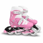 Comprar Patines en línea ajustables - stamp - skids control - talla 30-33 - rosa