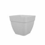 Comprar Pot de flores y plantas cuadradas capri campana - plastic - 37x37 cm - white - artevasi