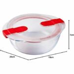 Comprar Pyrex - cook & heat - caja redonda de vidrio con tapa 20 * 18 cm
