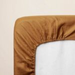 Comprar Sábana bajera ajustable - p'tit dodo - 60 x 120 cm - jersey - caramelo