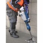 Comprar Scheppach 1600w 50 joules martillo neumático con caja de metal y juego de 2 cinceles ab1600