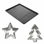 Comprar Set con bandeja extensible para horno y 10 cortadores de galletas - zenker