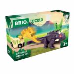 Comprar Set de ataque de dinosaurios brio