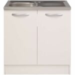 Comprar Spring - mueble de cocina bajo fregadero - 2 puertas - l80 x p57