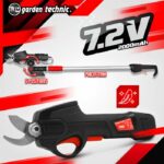 2 v con pértiga telescópica - elem garden