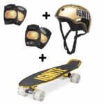 Comprar Urban slide set - mondo - ignite combo set tyro - monopatín y protecciones - dorado