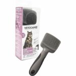 Comprar Vetocanis brocha para tarjetas retráctil y autolimpiante - para eliminar el pelo muerto - para gato