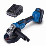 Comprar Amoladora angular inalámbrica con kit de inicio 2ah bc-ag125-x - set s - scheppach