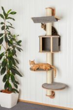 Comprar Árbol para gatos de pared - 168 cm de alto - dolomit tofana - kerbl - gris
