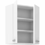 Comprar Atlas unidad alta con 2 puertas - decoración blanca - l60 cm