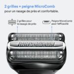 Comprar Cabezal de afeitado braun serie 3+ - 2 láminas - peine microcomb - 100% fabricado en alemania