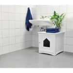 Comprar Cabina de inodoro trixie - 49x51x51cm - blanco - para gatos