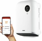 Comprar Calefactor de baño - 2000 w - domo - do7357f - wifi + mando a distancia - función eco - pantalla led - montaje en pared/de pie - blanco