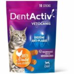 Comprar Dentactiv - 10 barritas - vetocanis - higiene bucal de pollo para gatos