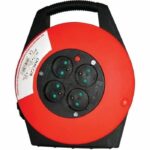 Comprar Enrollador de manguera chacon 10m 4 tomas 16 a 3x1.5mm² con mango