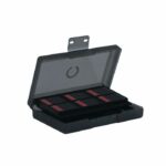 Comprar Estuche protector y de transporte - konix - para cartuchos de juego nintendo switch 2 - a prueba de golpes - 24 compartimentos de almacenamiento - negro