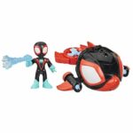 Comprar Figura y vehículo de delfín giratorio miles morales water-webs