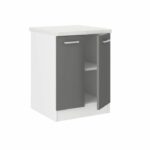 Comprar Gabinete de cocina ultra l 60 cm con encimera incluida - gris