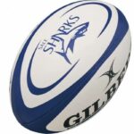 Comprar Gilbert rugby ball replica - tiburones - talla midi