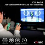 Comprar Joypads - nintendo switch y switch oled - konix - batería de 8 horas de duración - función de vibración - verde y azul