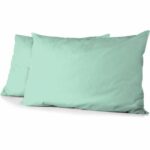Comprar Juego de 2 fundas de almohada - home linge passion - hp72083 - microfibra de 82 g - 50 x 70 cm - verde agua