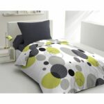 Comprar Juego de cama de microfibra - home linge passion - bulles de reve - funda 140 x 200 cm + 1 funda de almohada 63 x 63 cm - gris