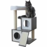 Comprar Kerbl - Árbol para gatos flair - 48 x 44 x 86 cm - blanco/gris - sisal