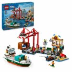 Comprar Lego city 60422 el puerto y el barco mercante