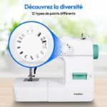 Comprar Máquina de coser - medion - sm 70 - 71w - 12 puntadas - 700 rpm - led - turquesa