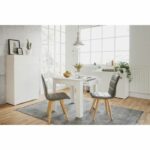 Comprar Mesa oslo - rectangular - 4 personas - 80 x 77 x 80 cm - blanca
